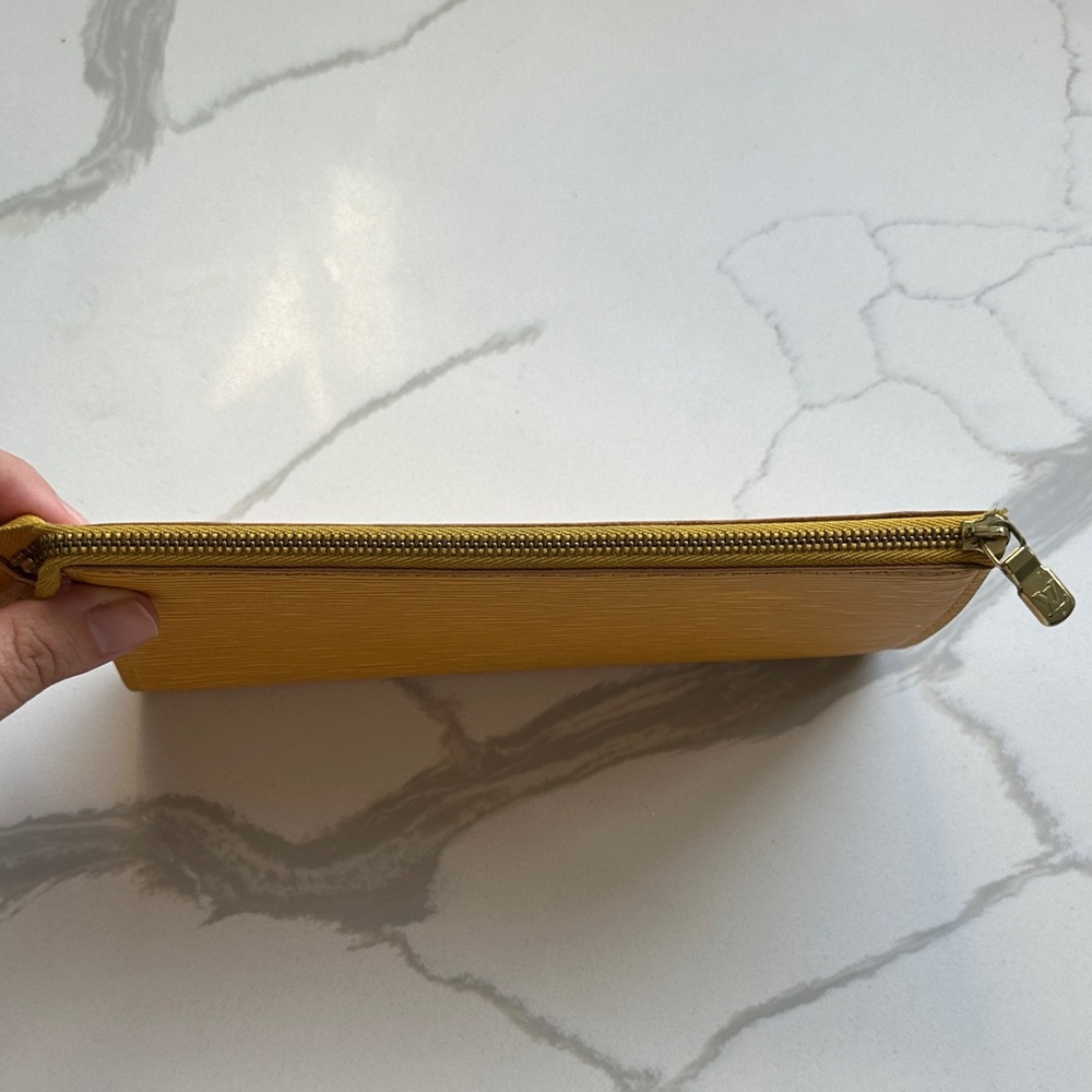 Louis Vuitton Epi leather pochette vintage Tassili Yellow - Picture 6 of 16